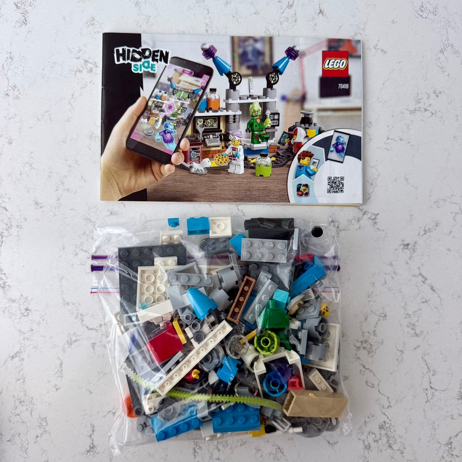 LEGO set 70418 | Hidden Side, J.B.’s Ghost Lab met boekje, Ophalen, Compleet, Overige thema's, Lego