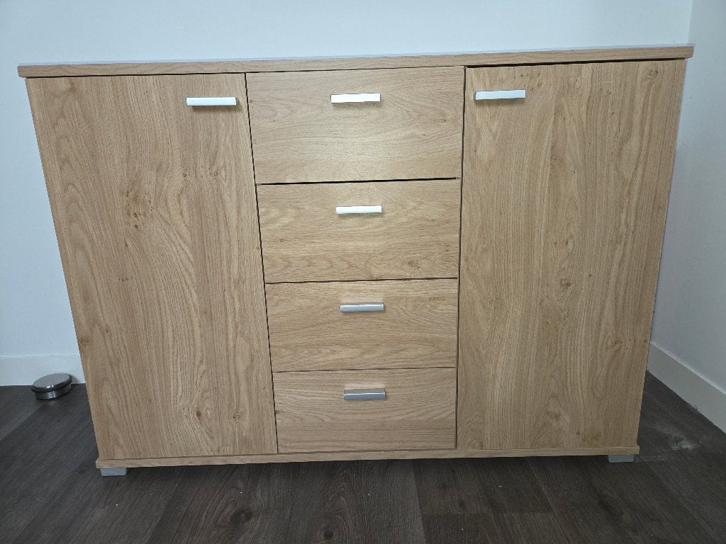 Kastje met 4 laden en 2 deurtjes, Ophalen, Gebruikt