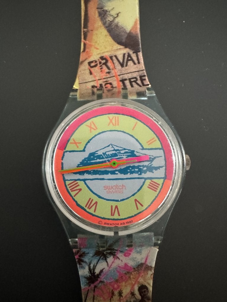 Swatch horloge, Ophalen, Kunststof, Gebruikt, Polshorloge