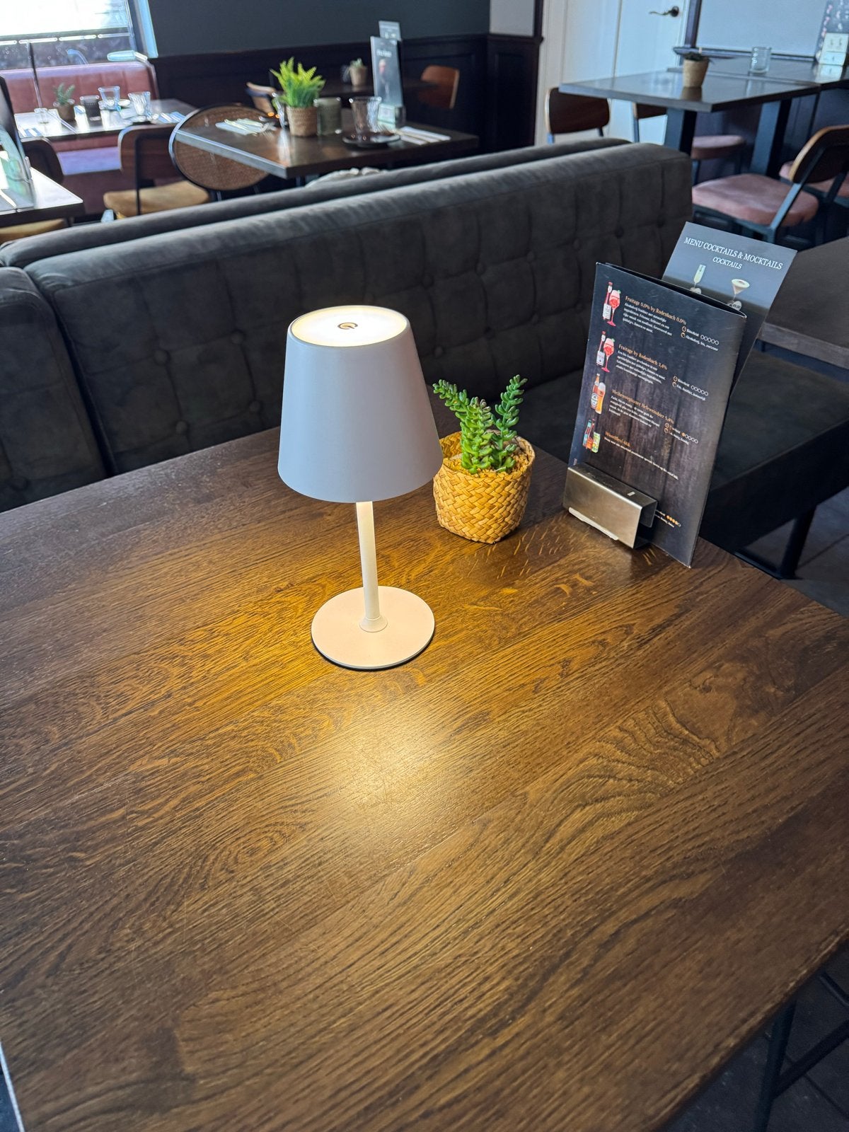 Draadloze LED Tafellamp - Dimbaar & Oplaadbaar, Ophalen, Dimbaar, Nieuw, Wit