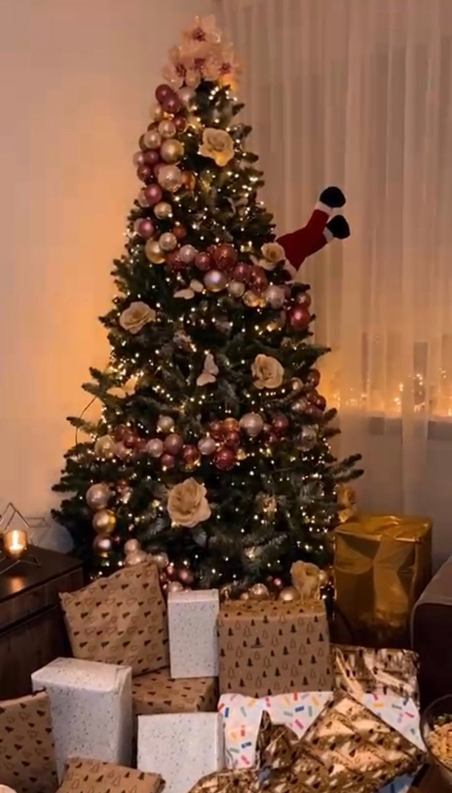 Kerstboom, Ophalen of Verzenden, Zo goed als nieuw