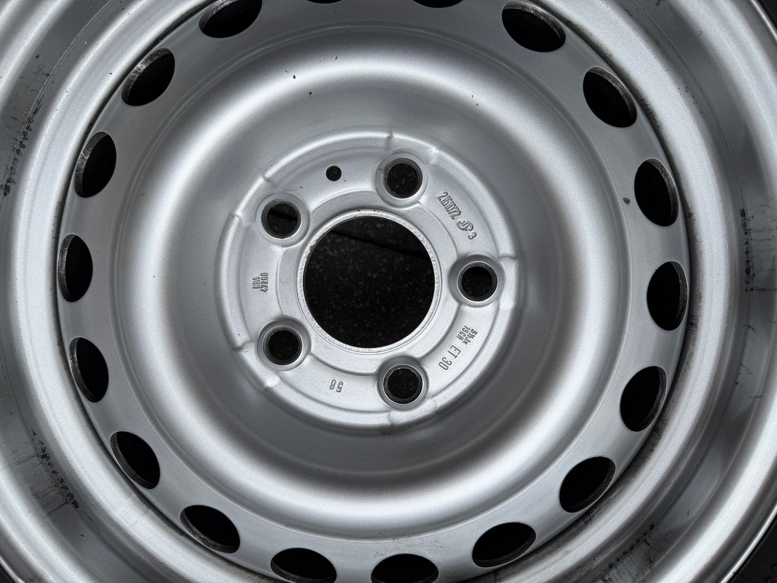 Reserve wiel Hobby 15 inch velg met oude band  (2x), Ophalen, Gebruikt