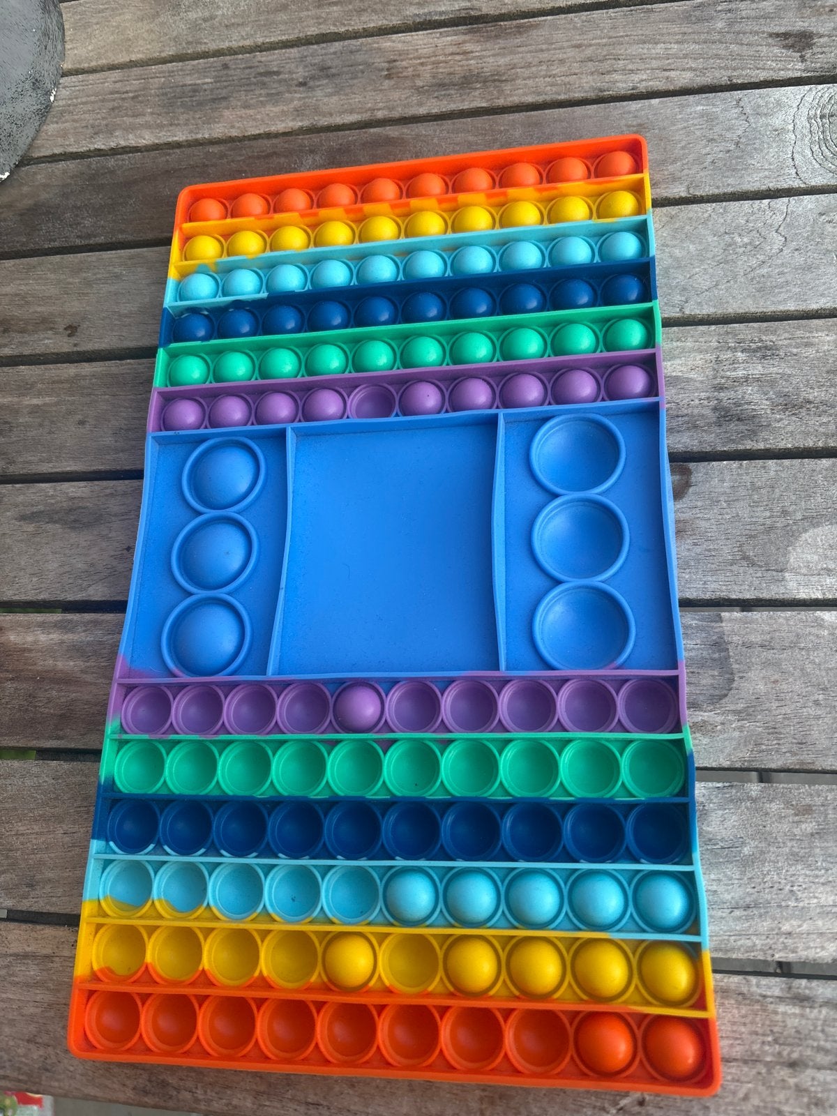 Grote regenboog Pop It - Gebruikt, Kinderen en Baby's, Ophalen, Gebruikt, Jongen of Meisje