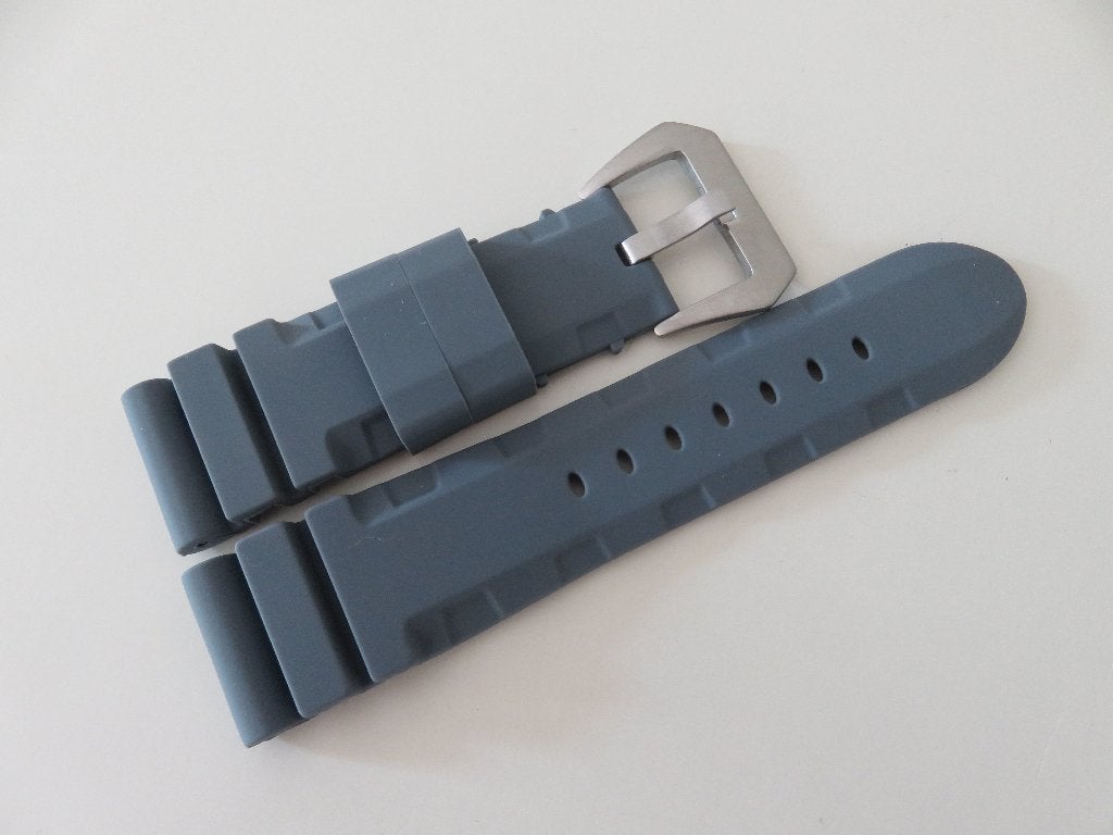 Rubberen horlogeband voor b.v. Panerai horloges., Sieraden, Tassen en Uiterlijk, Overige Accessoires, Ophalen of Verzenden, Nieuw