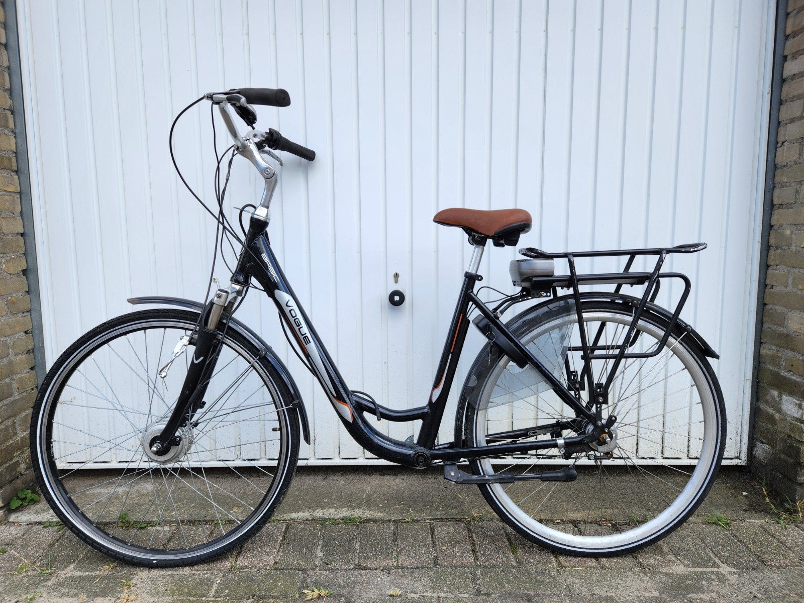 Vogue basic Electrische damesfiets 28inch 7v frame cm, Overige merken, Gebruikt, Velgrem, Versnellingen