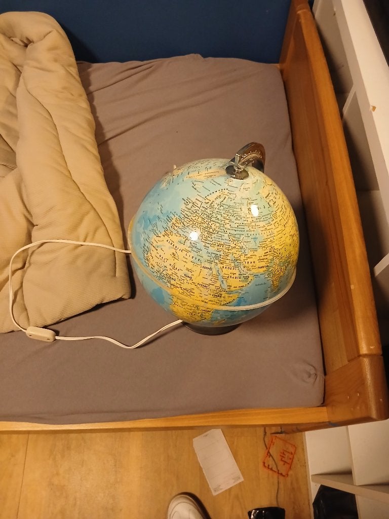 Wereldbal (OUD), Ophalen, Gebruikt