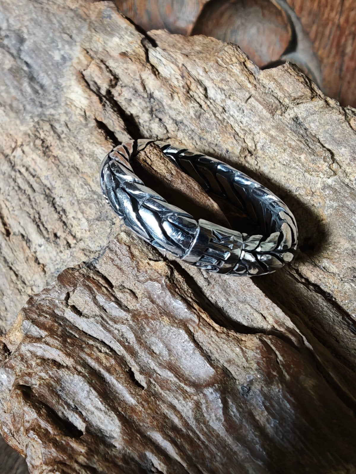 SILK ring grote maat, 20 of groter, Ophalen of Verzenden, Zo goed als nieuw, Dame of Heer
