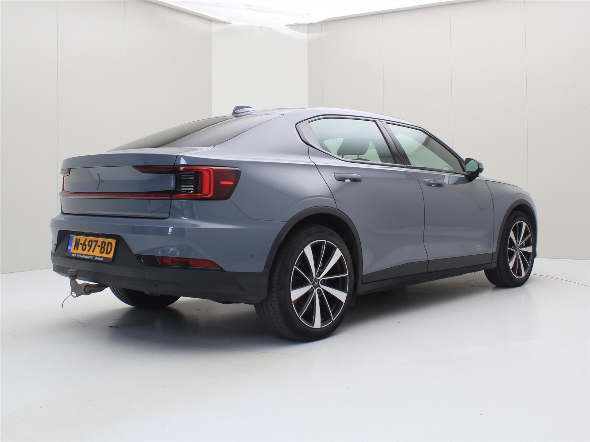 Polestar 2 Long Range Dual Motor 408PK 78kWh 90% SoH [ TREKH, Auto's, Polestar, Polestar 2, Stof, Gebruikt, Zwart