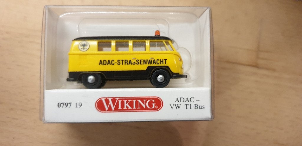 Wiking 079719 VW T1 ADAC TOP in OVP, Ophalen of Verzenden, Nieuw, Auto, Wiking