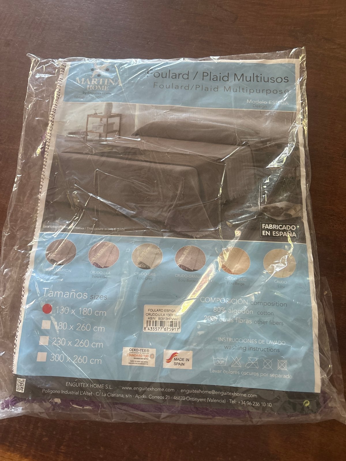 Martina Home Foulard/Plaid Multipurpose - Nieuw, Huis en Inrichting, Slaapkamer | Beddengoed, Ophalen, Eenpersoons, Wit, Katoen
