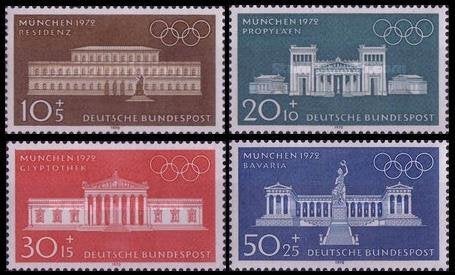 WEST DUITSLAND 1970 Olympische Spelen (II), Michel: 624-27,, Verzenden, Postfris, Sport
