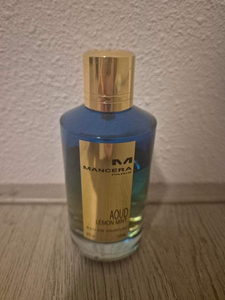 Mancera Aoud Lemon Mint Eau de Parfum 120ml, Ophalen, Zo goed als nieuw