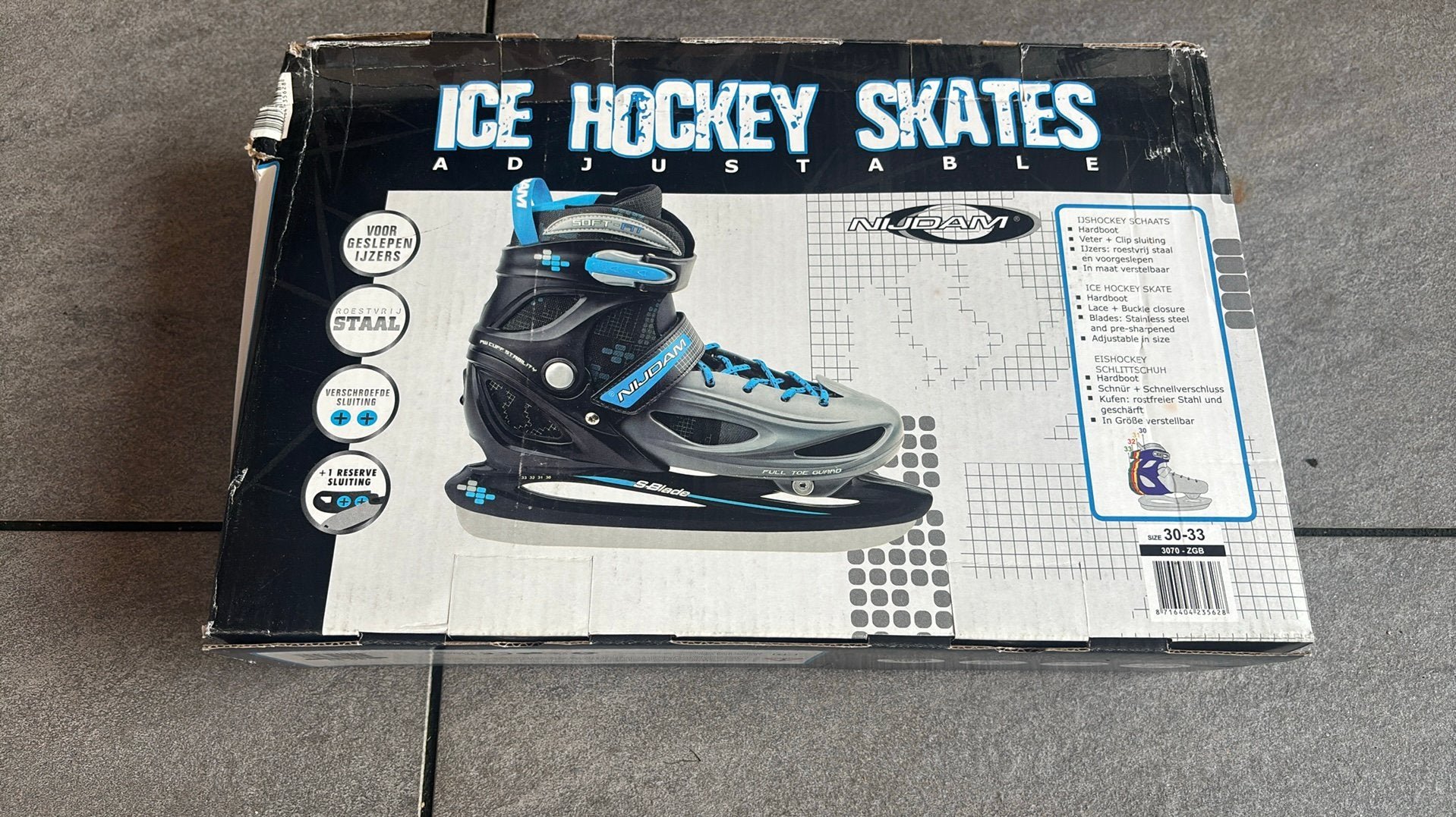 Nijdam schaatsen, Ophalen of Verzenden, Nieuw, IJshockeyschaatsen, Nijdam