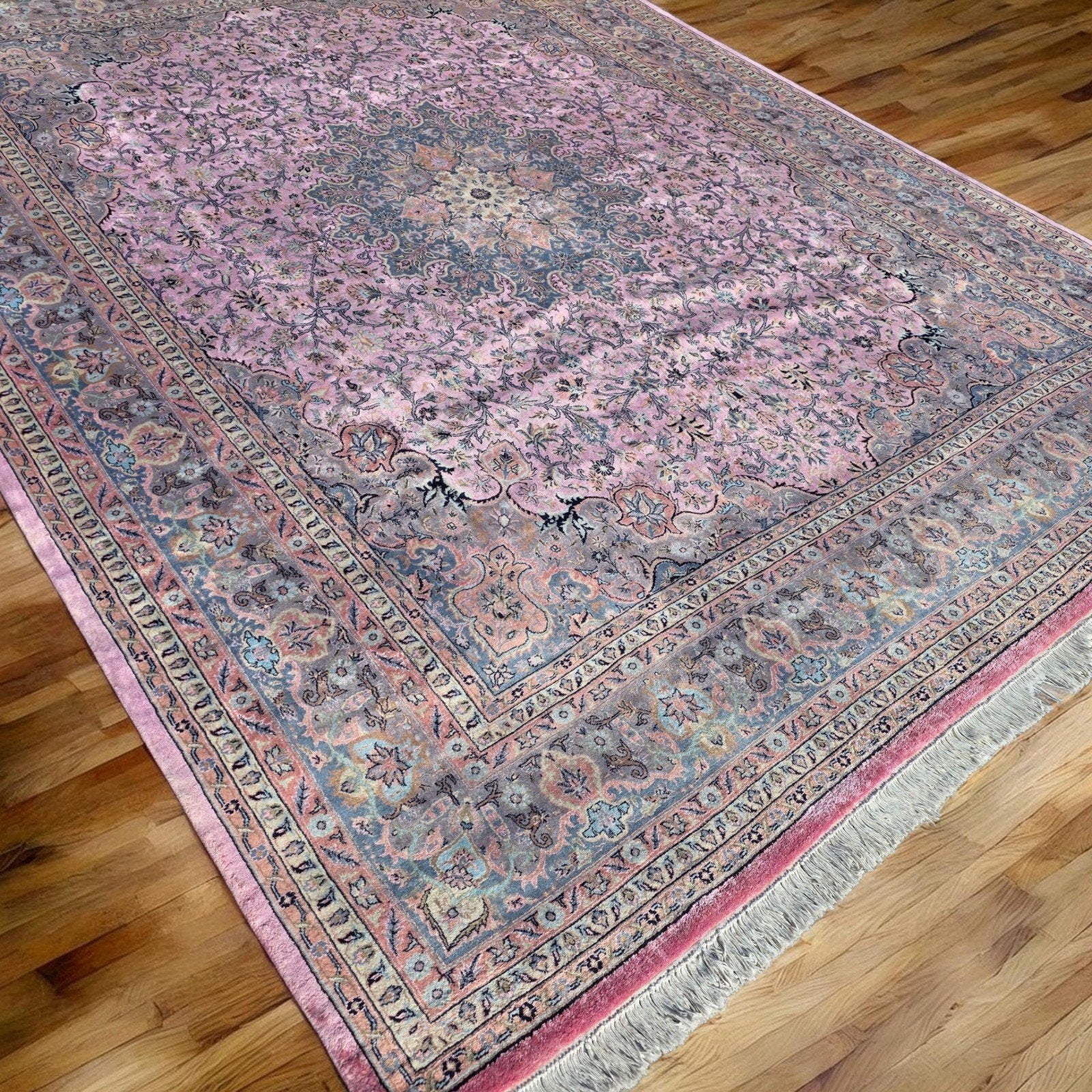 Handgeknoopt oosters tapijt lahore 365x277, Huis en Inrichting, Stoffering | Tapijten en Kleden, Info@SlatsAntiek.nl, Perzisch