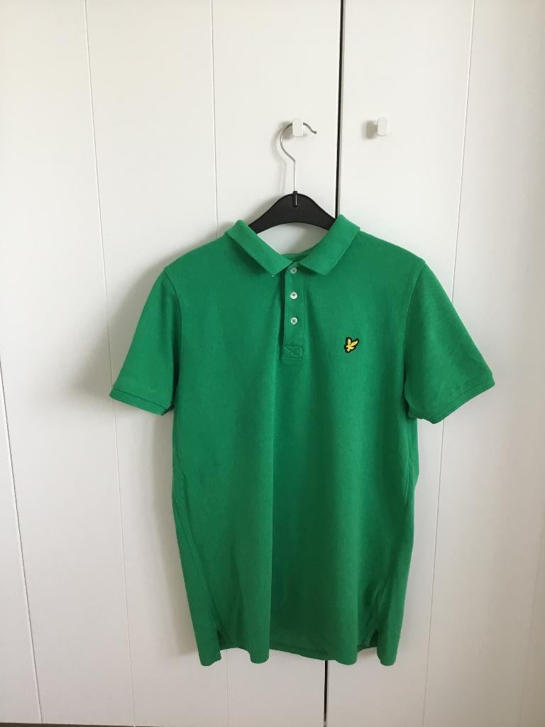 Lyle & Scott Polo groen, maat 176, Lyle & Scott, Ophalen of Verzenden, Zo goed als nieuw, Shirt of Longsleeve