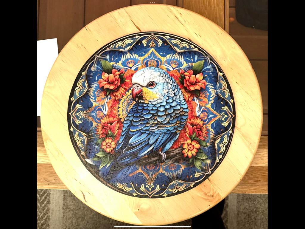 Diverse ronde houten puzzels - 150 stukjes, Ophalen, Minder dan 500 stukjes, Zo goed als nieuw, Legpuzzel