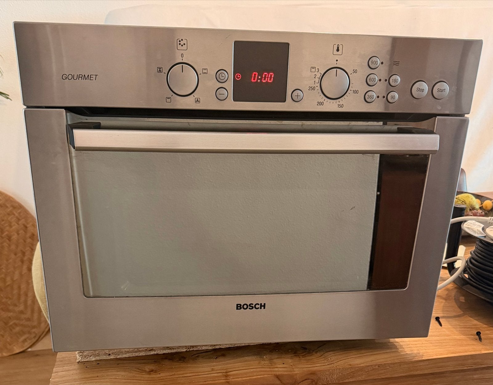 Bosch Gourmet Inbouw Combi-oven met Magnetronfunctie, Witgoed en Apparatuur, Ophalen, 45 tot 50 cm, Gebruikt, Bosch