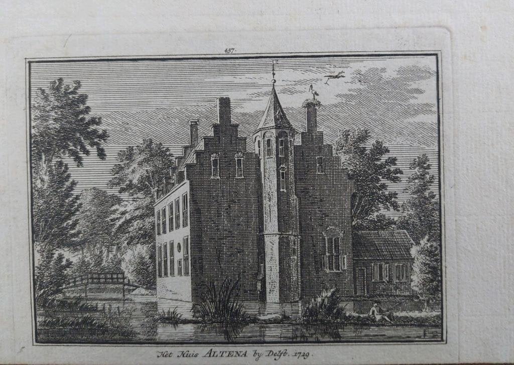 457 / Huis Altena  bij Delft  - Almkerk, Ophalen of Verzenden