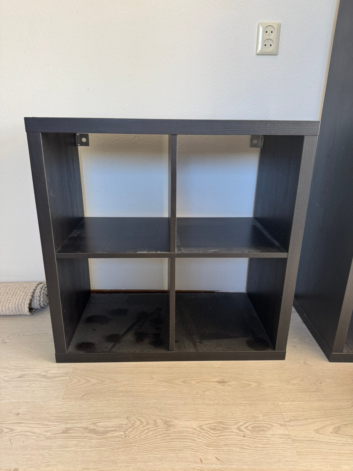 Ikea kallax kast zwartbruin, Ophalen, 50 tot 100 cm, Zo goed als nieuw, Minder dan 100 cm