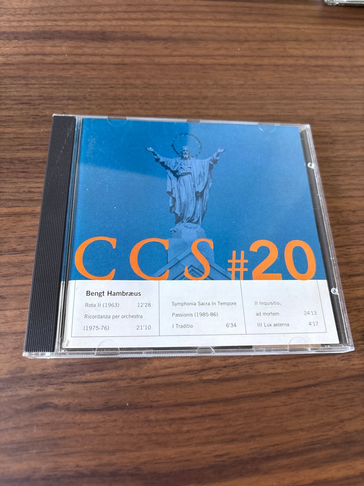 Bengt Hambraeus - CCS #20 Caprice Composer Series CD, Verzenden, Overige componisten, Modernisme tot heden, Zo goed als nieuw