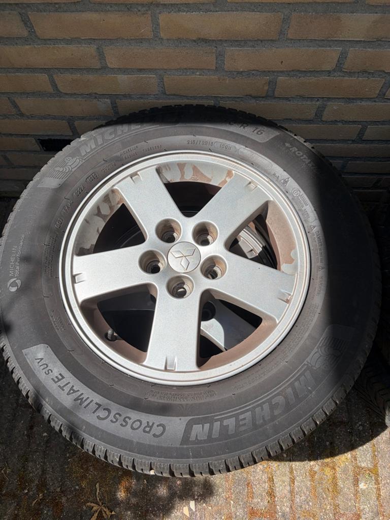 Michelin CrossClimate SUV banden en velgen 215/70R16, Auto-onderdelen, Banden en Velgen, Ophalen, 16 inch, Banden en Velgen, All Season