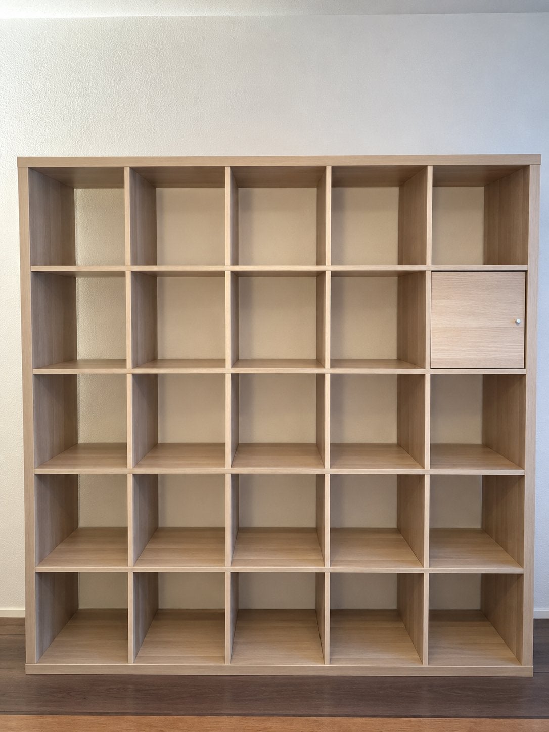 IKEA KALLAX Open kast met 25 vakken, eikeneffect, Ophalen, Zo goed als nieuw