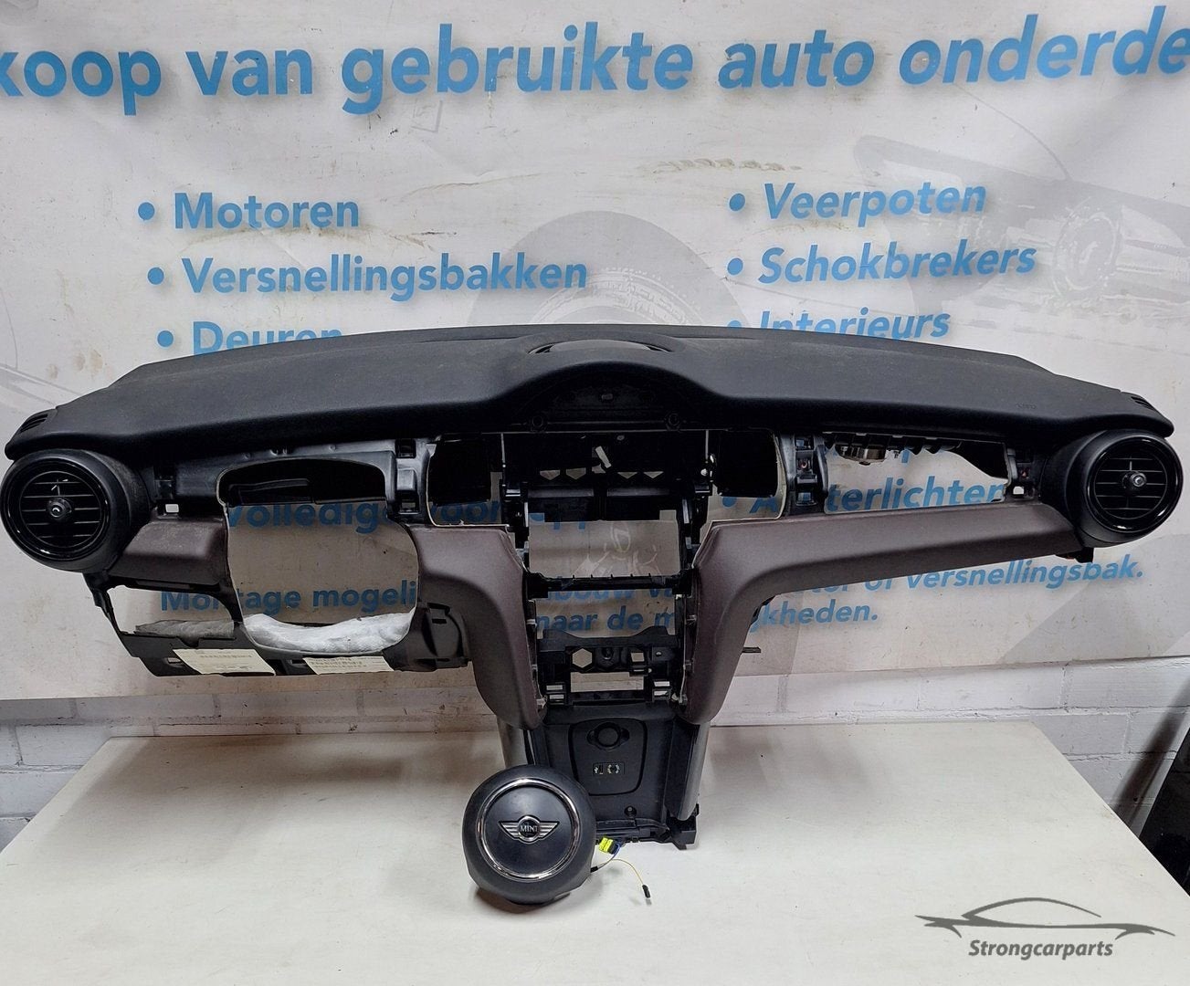 Airbag set Mini F56 Dashboard met passagiers en stuur airbag, Gebruikt, -, -, Ophalen of Verzenden