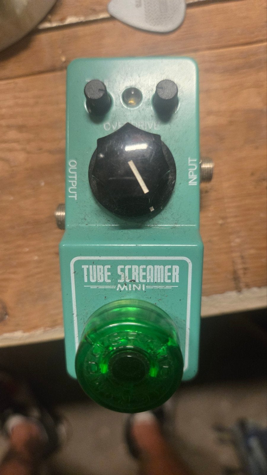 Ibanez Tube Screamer Mini Overdrive Pedaal met Velcro, Muziek en Instrumenten, Ophalen of Verzenden, Gebruikt, Distortion, Overdrive of Fuzz