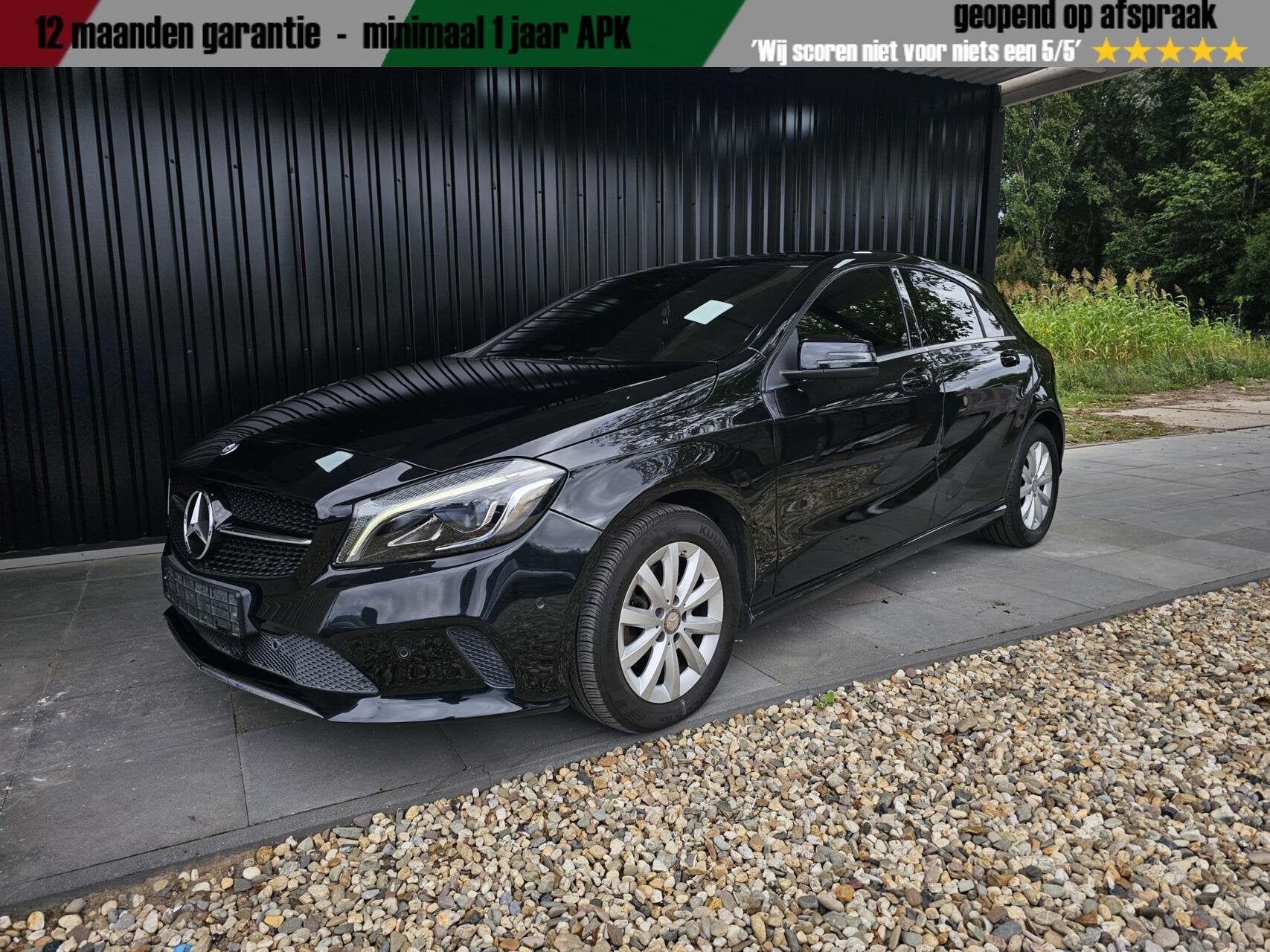 Mercedes A-Klasse A200 | Pano | Ambient | Elek stoel | Camer, Auto's, Gebruikt, Blauw, Leder en Stof, 1595 cc