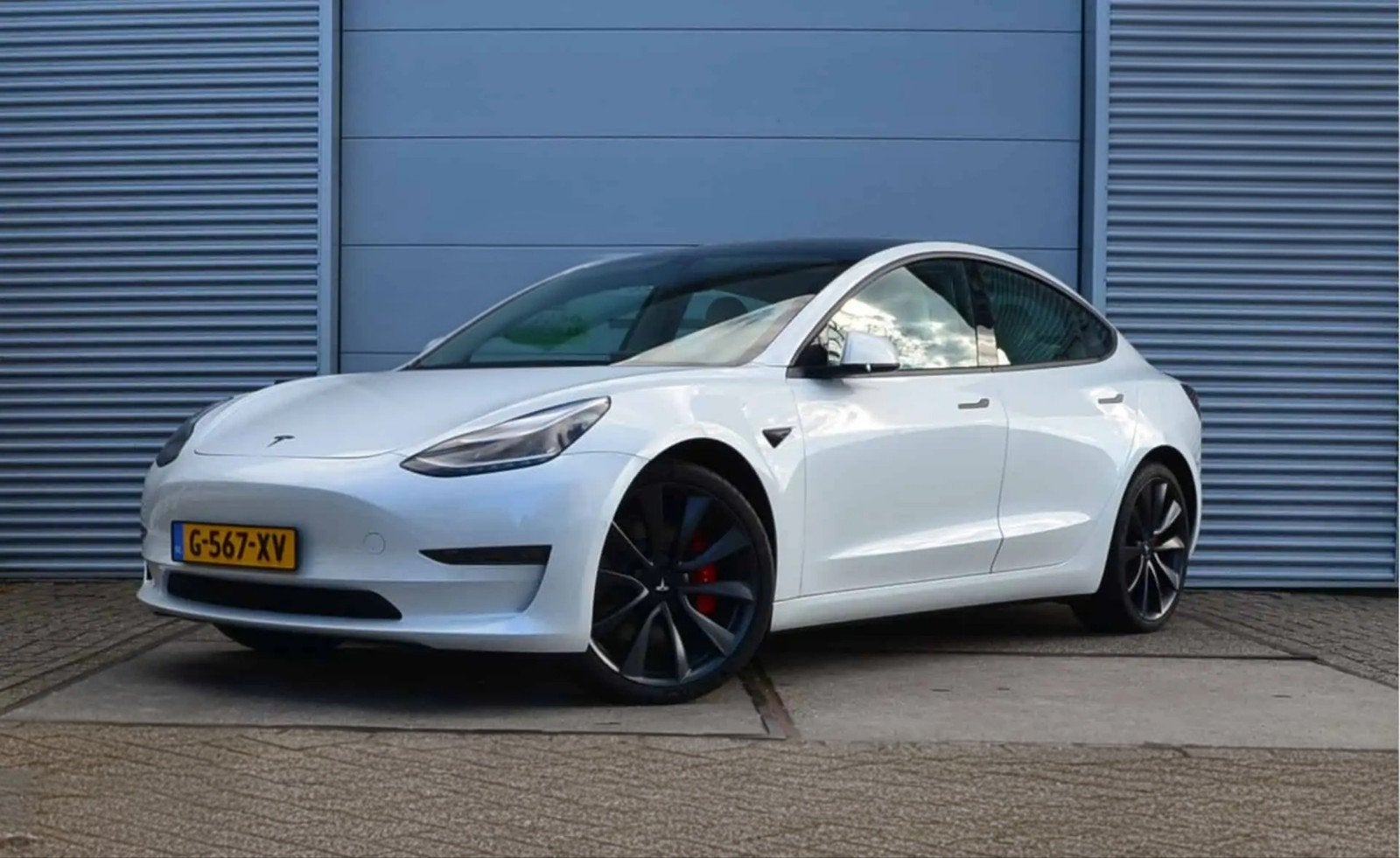 Tesla Model 3 Performance Wit, Auto's, Automaat, 1831 kg, Adaptieve lichten, Wit