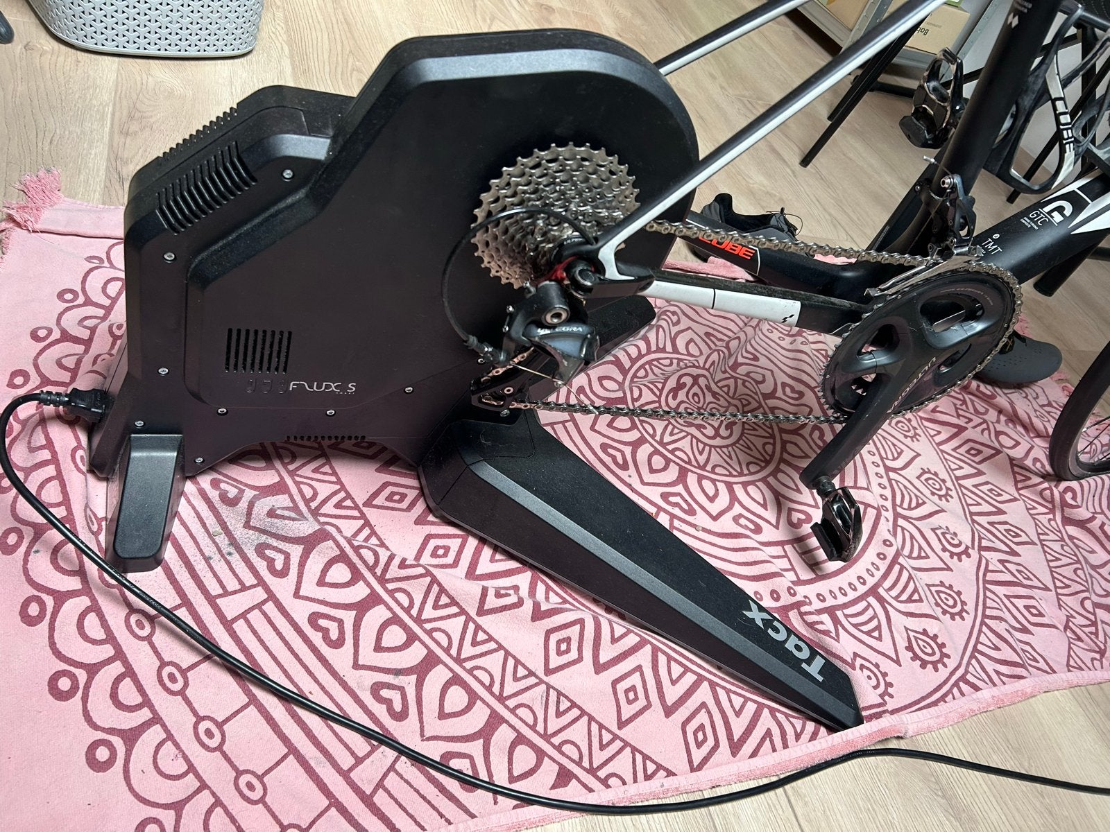 Tacx Flux S Smart Trainer, Sport en Fitness, Wielrennen, Ophalen, Gebruikt, Overige typen