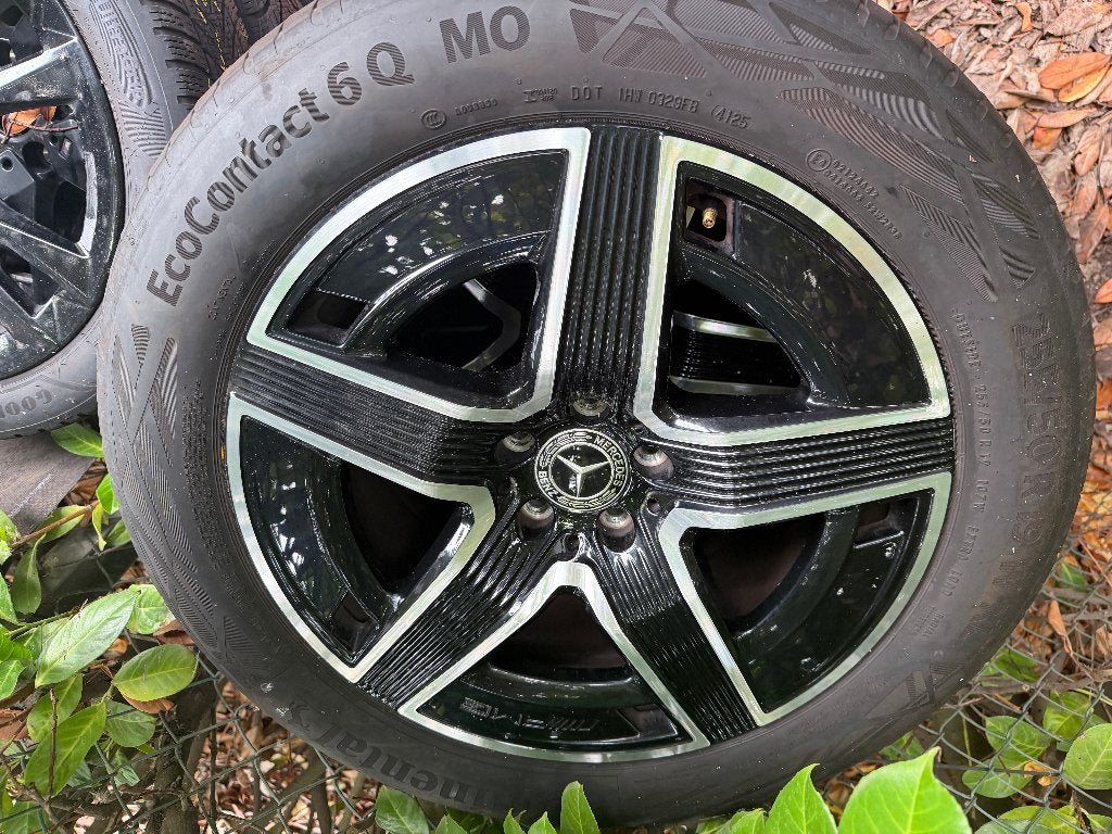 amg velgen 19" met banden voor mercedes glc 2023, Auto-onderdelen, Gebruikt, 255 mm, Velg(en), Personenwagen