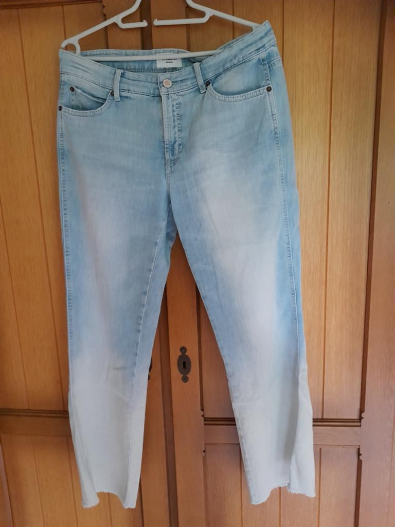 Blauwe jeans broek van Cambio maat 40 Francesca, Maat 38/40 (M), Cambio, Zo goed als nieuw, Verzenden