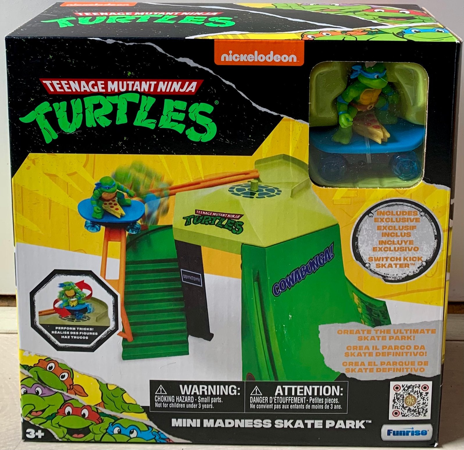Mini Madness Skate Park (Incl. Leonardo [TMNT], Ophalen of Verzenden, Nieuw