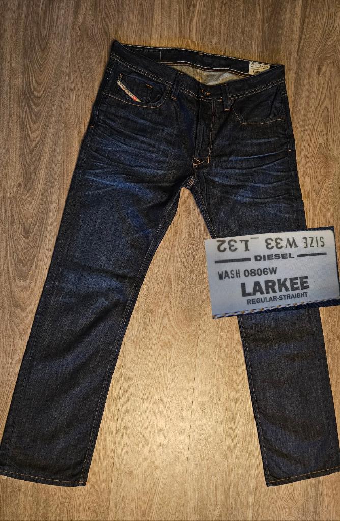 - NIEUWE - Diesel LARKEE W33 L32 * 33x32 - STRAIGHT #D1068, Kleding | Heren, Spijkerbroeken en Jeans, Diesel, Blauw, Diesel, Nieuw
