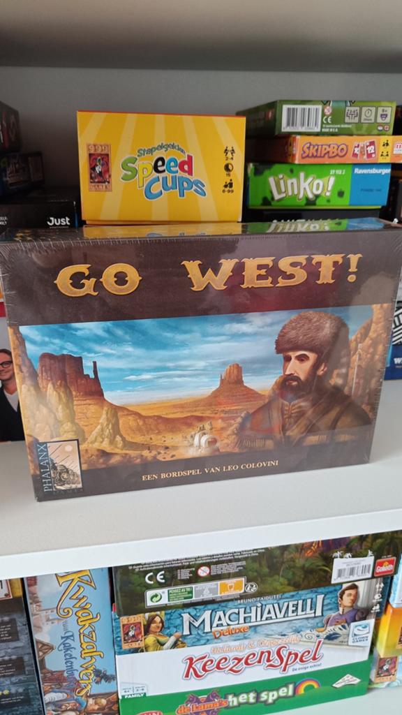 Go West! Spel, Hobby en Vrije tijd, Gezelschapsspellen | Bordspellen, Drie of vier spelers, Ophalen of Verzenden, Nieuw, Phalanx Games