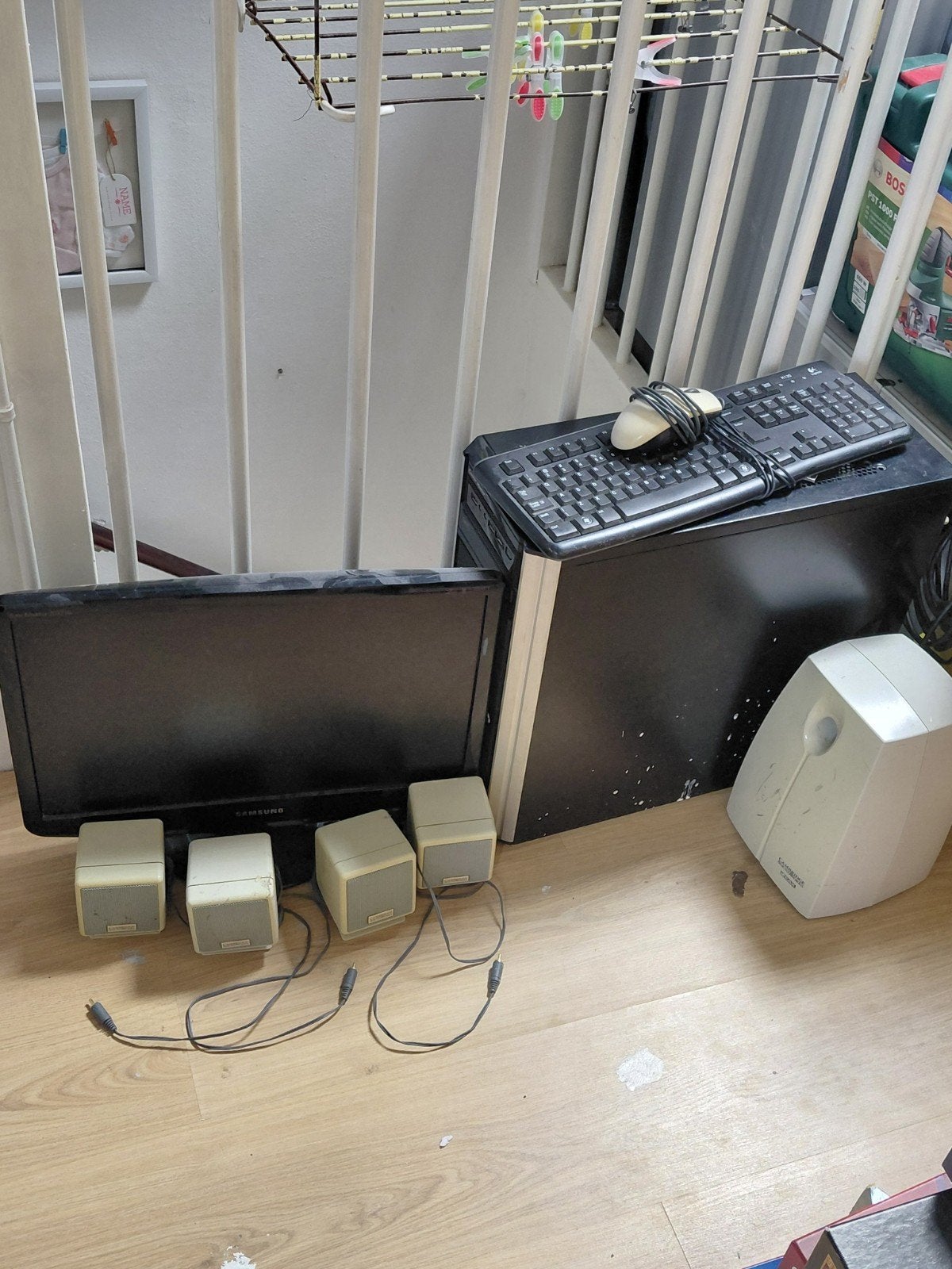 Complete Desktop PC met Monitor, Toetsenbord en Muis, Ophalen of Verzenden