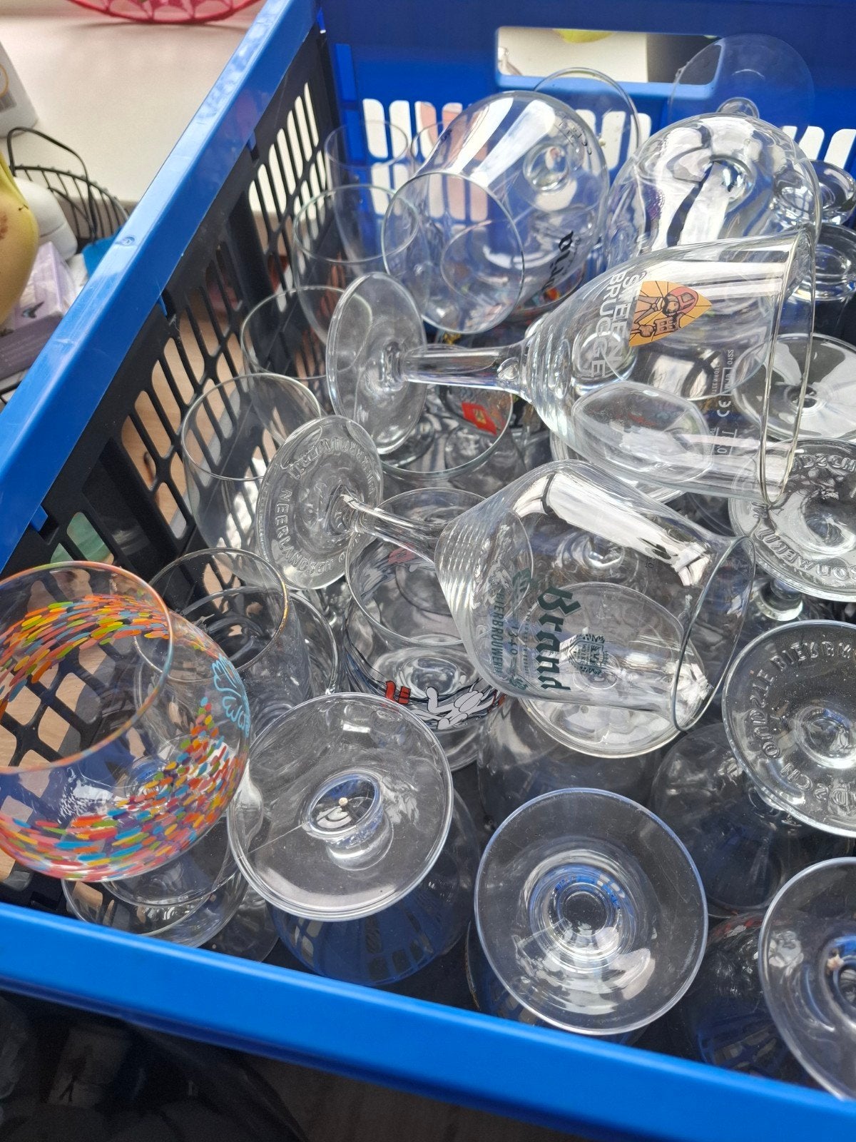 Bierglazen collectie: Duvel, Hertog Jan, Oedipus, Brand, Ophalen, Meerkleurig, Overige merken, Glas