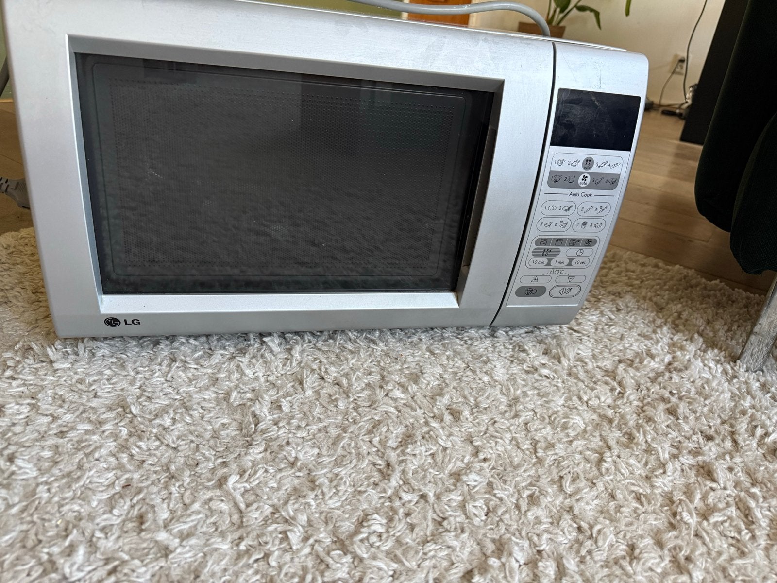 LG Combimagnetron MC-7644AS - Zilver, Gebruikt, Ophalen, Combimagnetron, Gebruikt, Grill