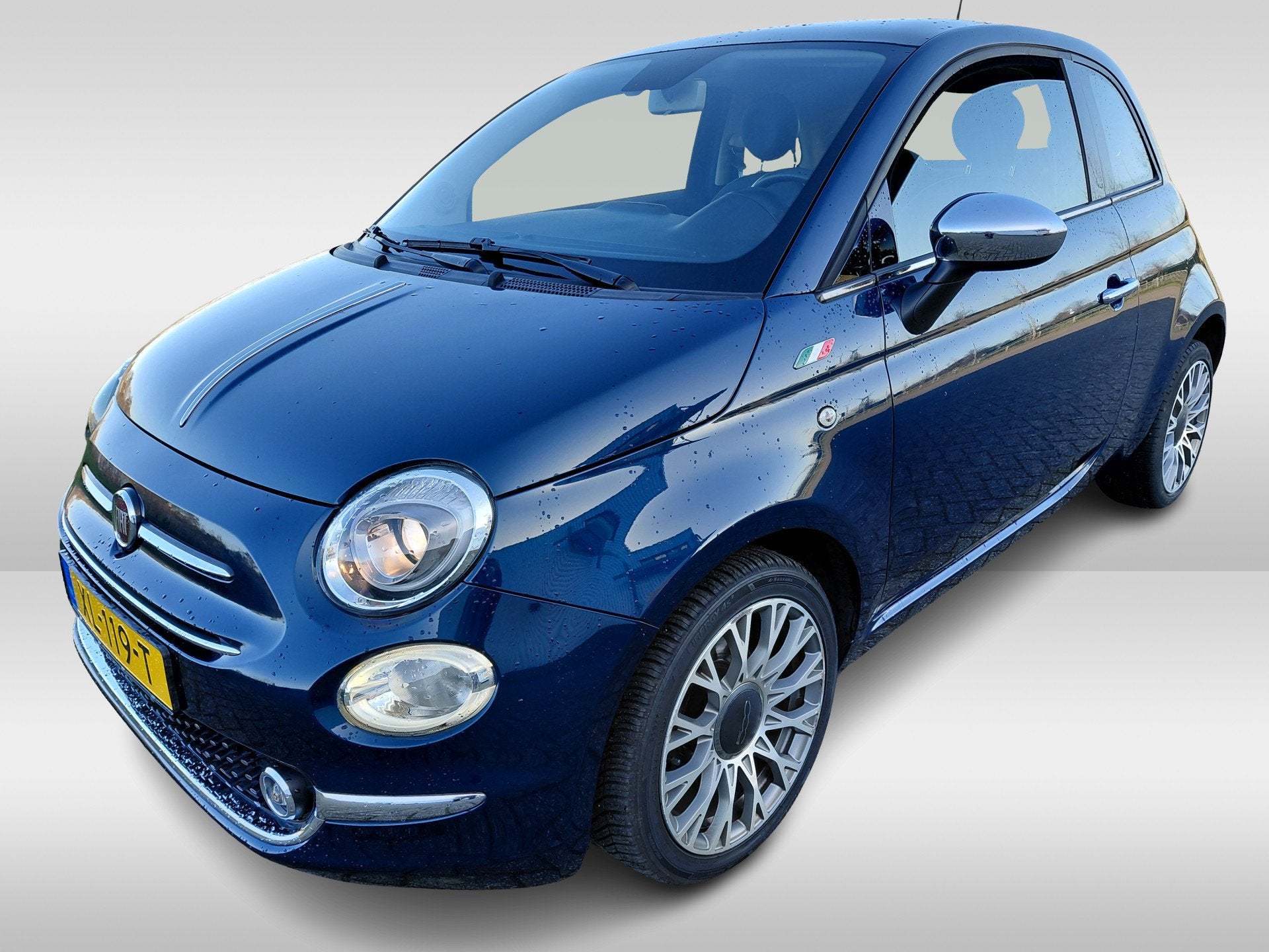 Fiat 500 0.9 TwinAir Turbo Collezione (bj 2019), Auto's, Fiat, Voorwielaandrijving, Stof, Gebruikt, 905 kg