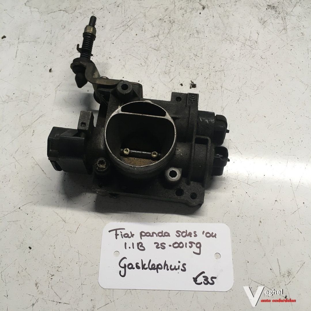 Fiat Panda 5drs 1.1 B 2004 2500159    Gasklephuis, Gebruikt, -, -, Ophalen of Verzenden