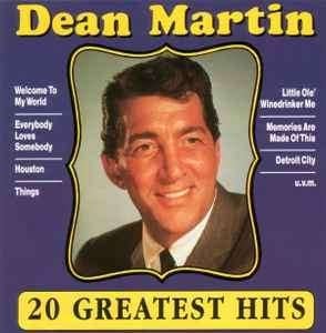 Dean Martin - 20 Greatest Hits cd, Ophalen of Verzenden, Zo goed als nieuw