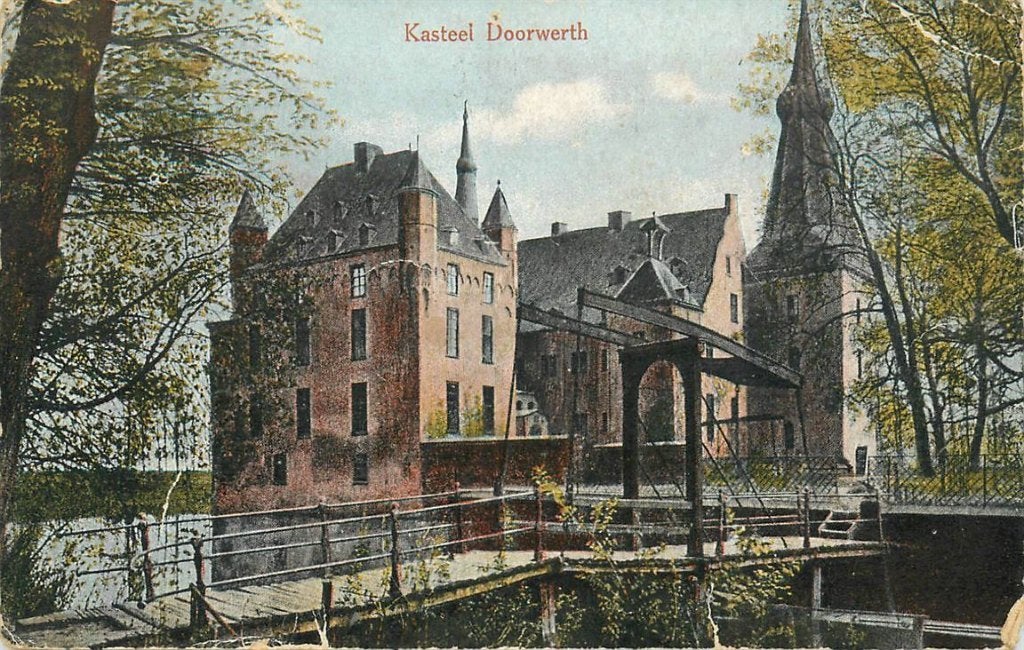 701-194-043 Doorwerth Kasteel, Ophalen of Verzenden, Voor 1920, Gelderland