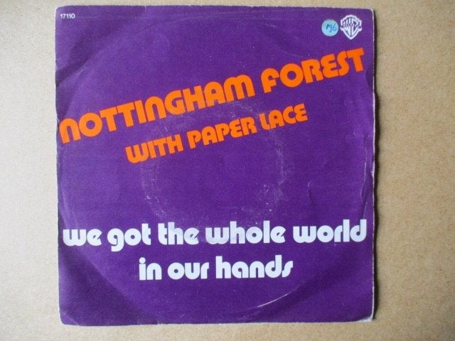 s3703 nottingham forest - we got the whole world, Cd's en Dvd's, Vinyl Singles, Ophalen, Gebruikt, Overige genres, 7 inch