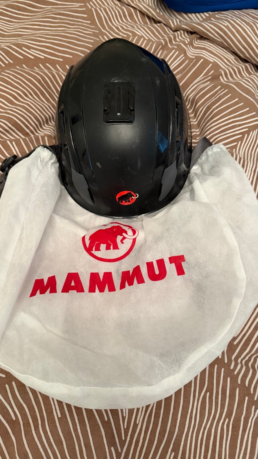 Mammut Bergsport Helm (M-XL) met hoes, Ophalen of Verzenden, Gebruikt, Overige typen
