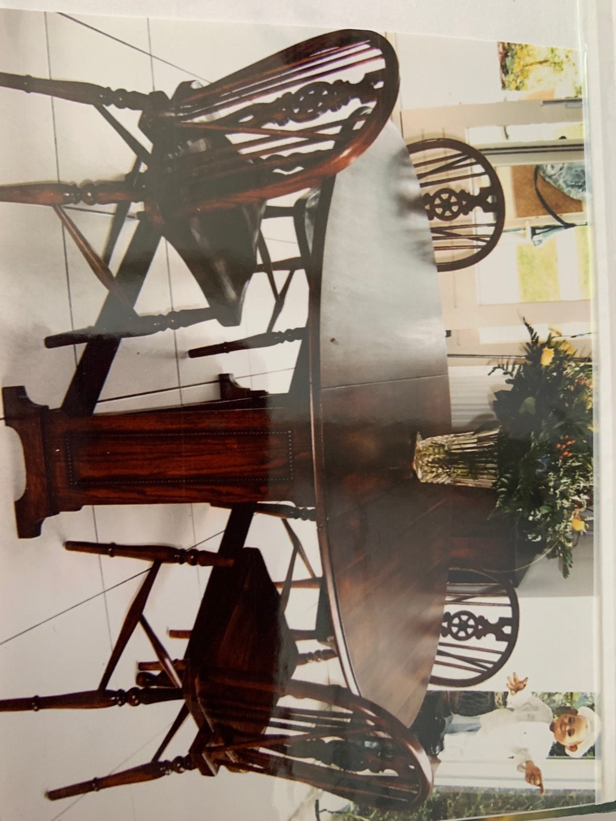 Antieke eethoek windsor wheelchair hangoor, Ophalen