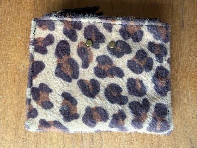 Luipaard, panter portemonnee van H&M., Ophalen of Verzenden, Zo goed als nieuw, Beige, Overige merken