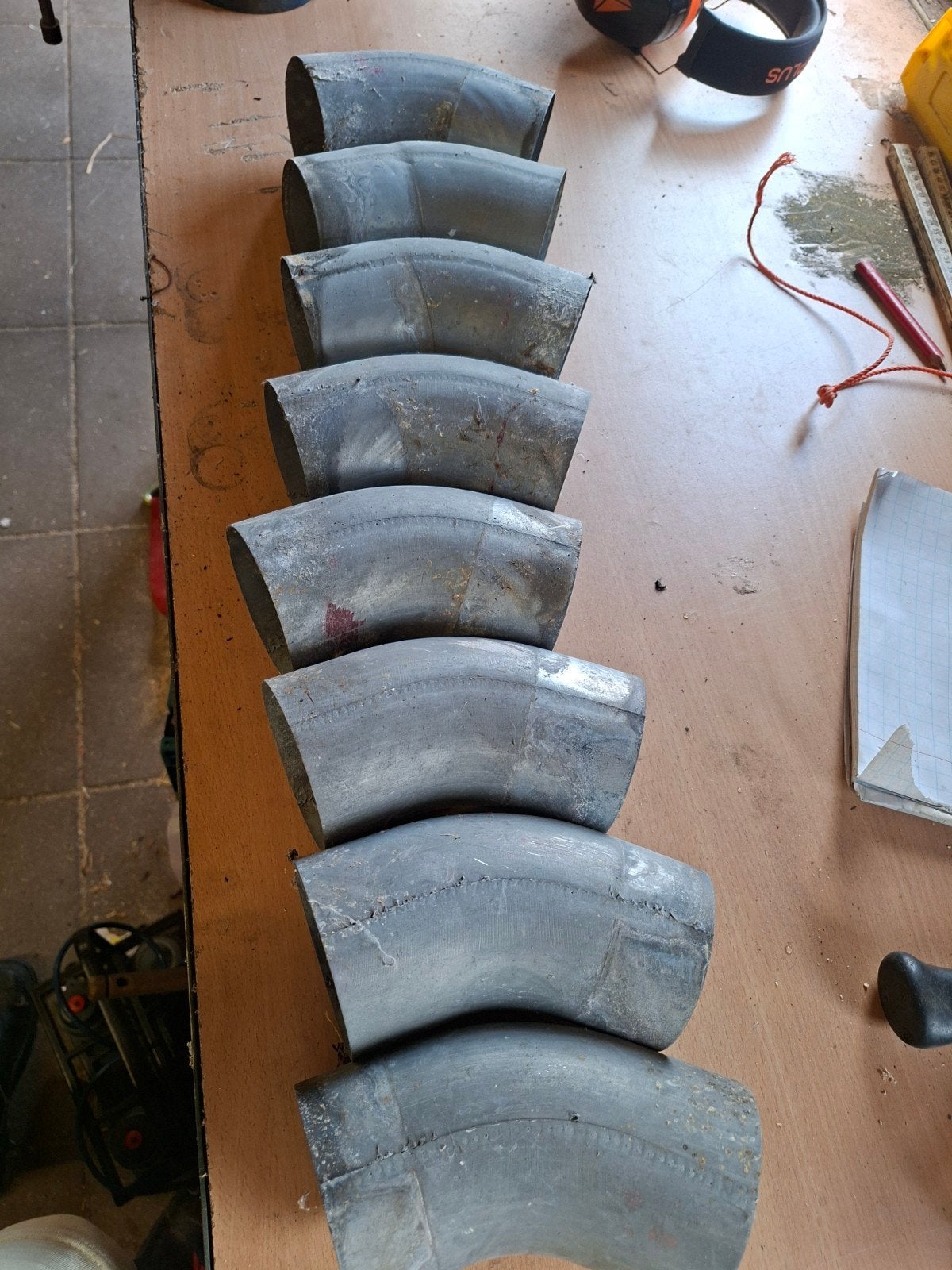 zinken bochten, Ophalen