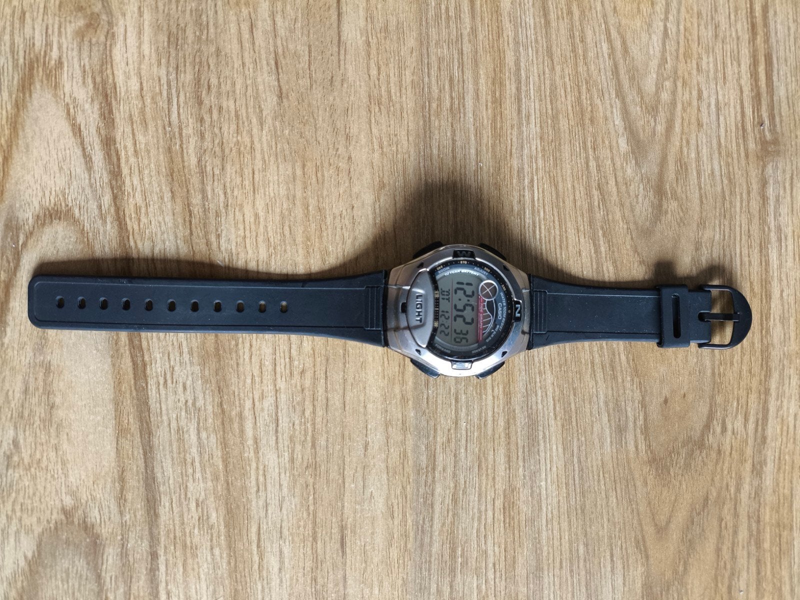 Casio W-753 Digitaal Horloge – met Getijden- & Maanfase, Sieraden, Tassen en Uiterlijk, Horloges | Heren, Ophalen, Casio, Kunststof