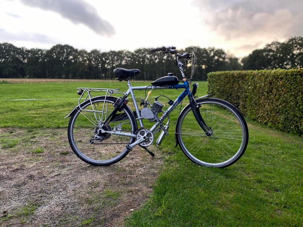 Gemotoriseerde fiets, Ophalen, Gebruikt